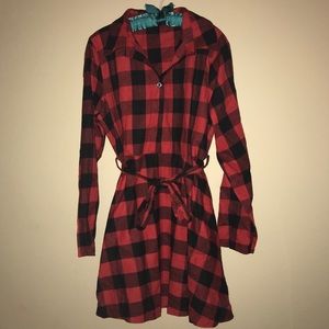 SHEIN Buffalo Check Dress